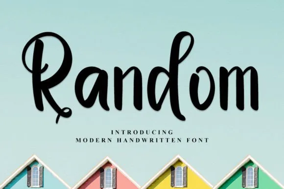 Random Font Poster 1
