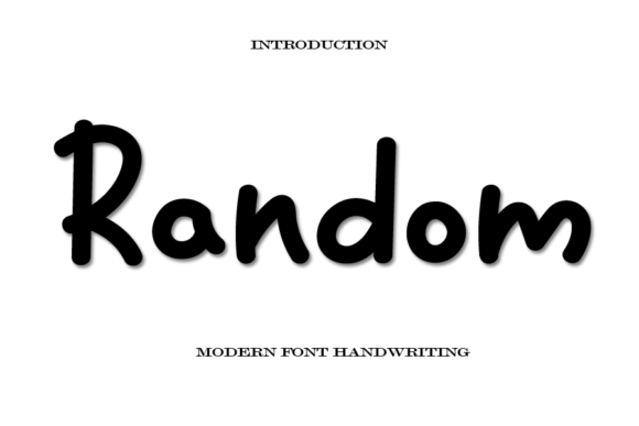 Random Font Poster 1