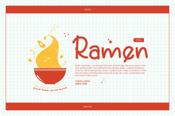 Ranice Font Poster 2