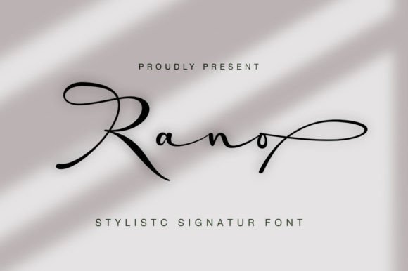 Rano Font Poster 1