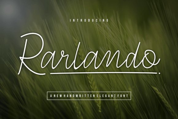 Rarlando Font Poster 1