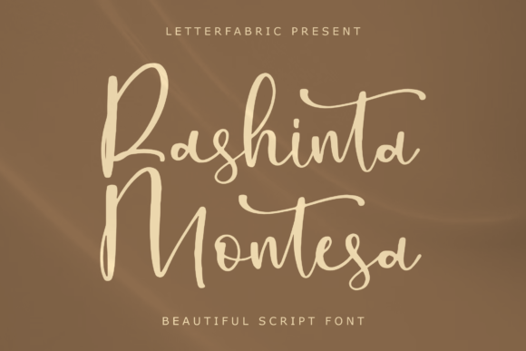 Rashinta Montesa Font Poster 1