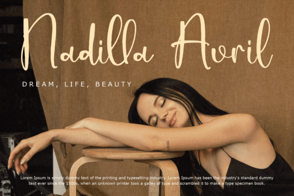 Rashinta Montesa Font Poster 11