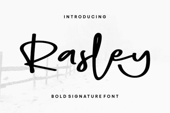 Rasley Font Poster 1