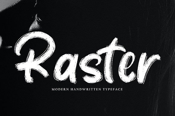 Raster Font Poster 1