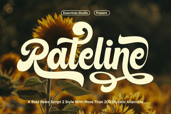 Rateline Font Poster 1