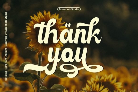 Rateline Font Poster 15
