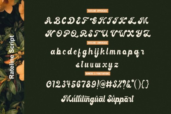 Rateline Font Poster 10