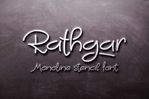 Rathgar Stencil Font