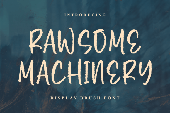 Rawsome Machinery Font