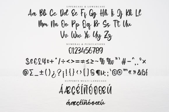 Reactions Font Poster 6