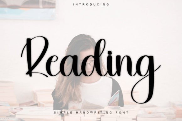 Reading Font Poster 1