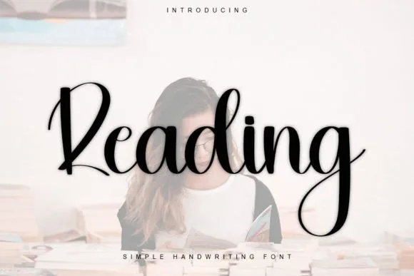 Reading Font Reading Font Poster 1