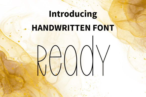 Ready Font Poster 1