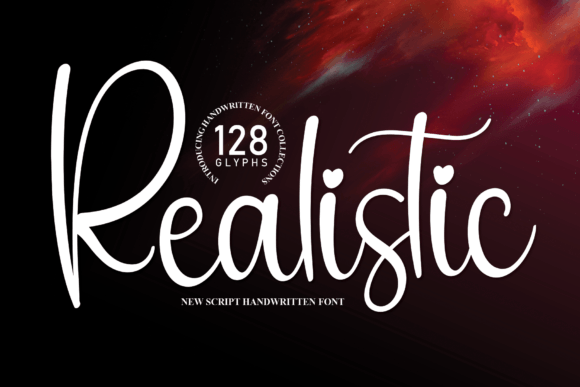 Realistic Font Realistic Font Poster 1