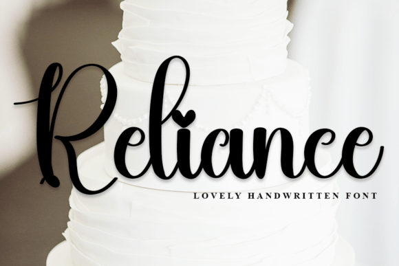 Reliance Font Poster 1