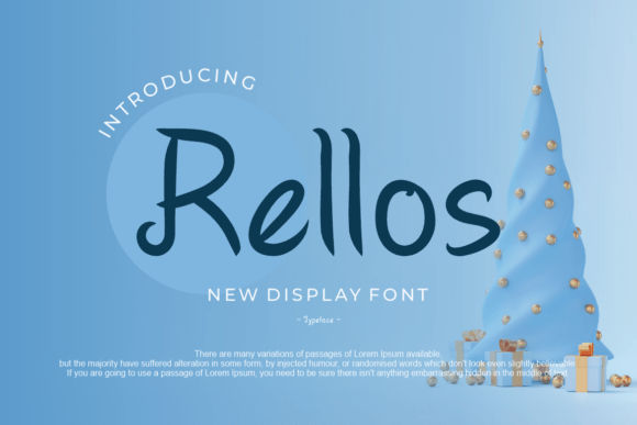 Rellos Font Poster 1