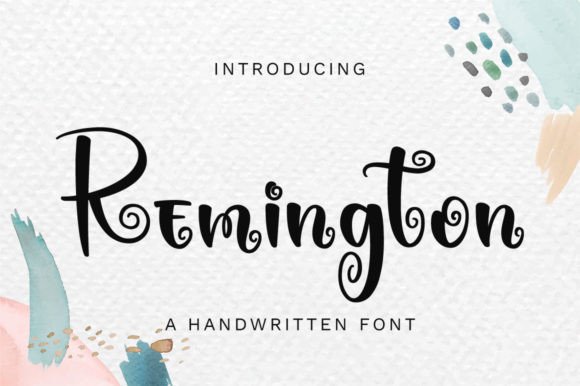 Remington Font Poster 1
