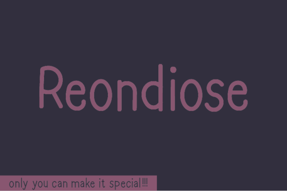 Reondiose Font