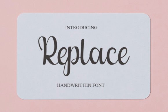 Replace Font