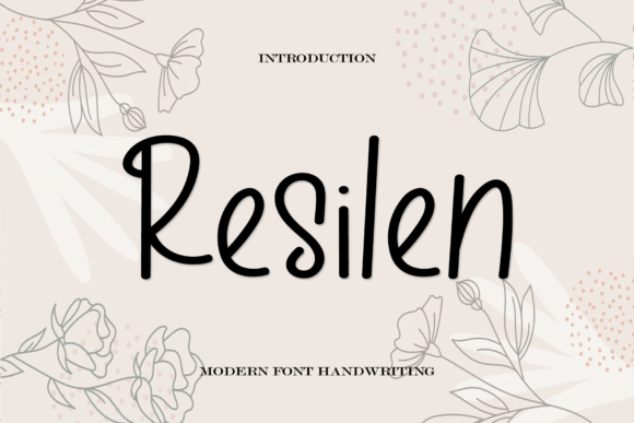 Resilen Font Poster 1