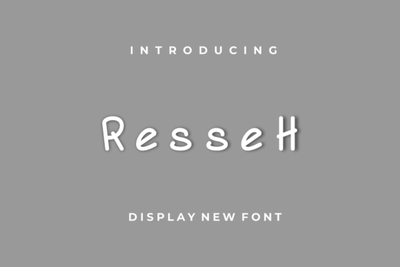 Resseh Font Poster 1
