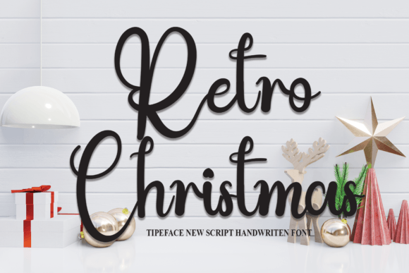 Retro Christmas Font Poster 1