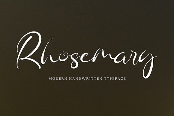 Rhosemary Font Poster 1