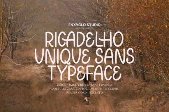 Ricadelho Font Poster 1