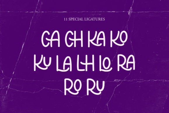 Ricadelho Font Poster 5