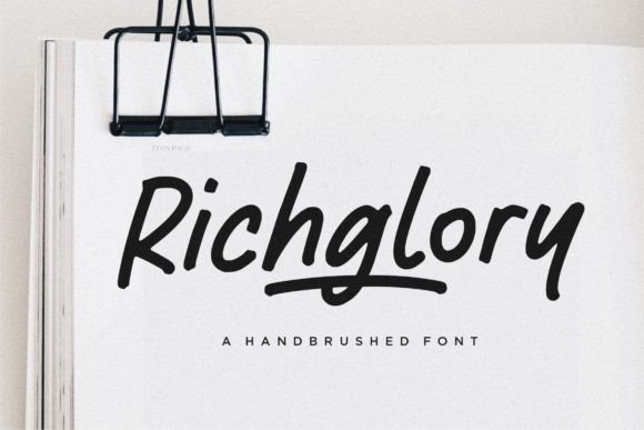 Richglory Font Poster 1