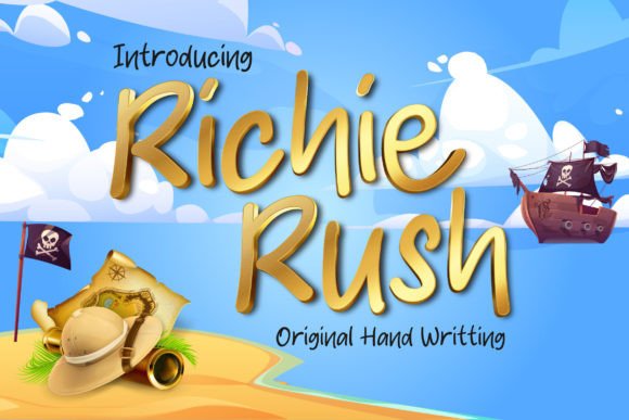 Richie Rush Font Poster 1