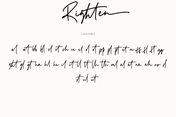 Righten Font Poster 11