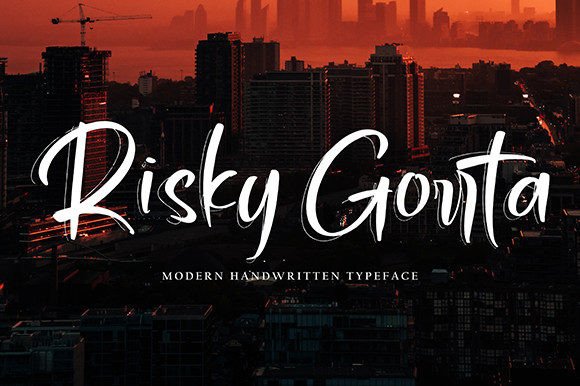 Risky Gorrta Font Poster 1