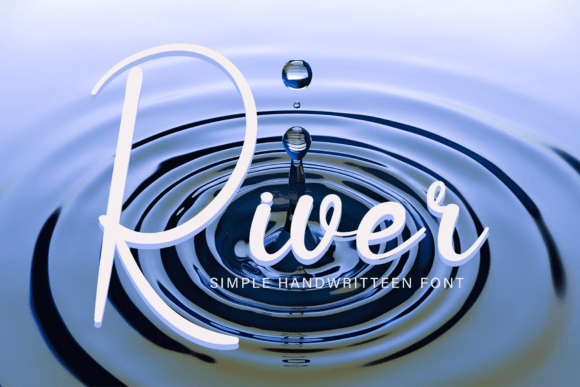 River Font Poster 1