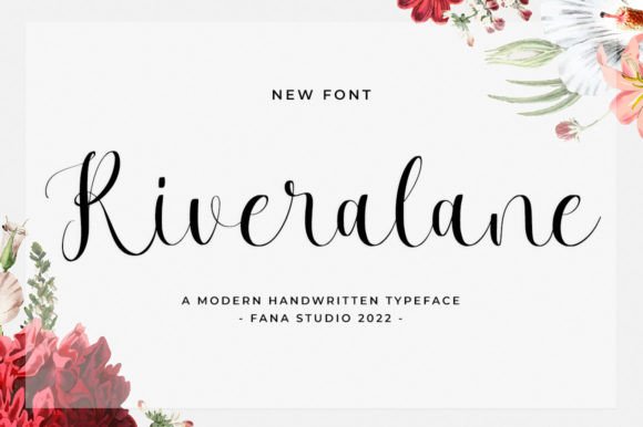 Riveralane Font Poster 1