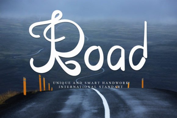 Road Font Poster 1