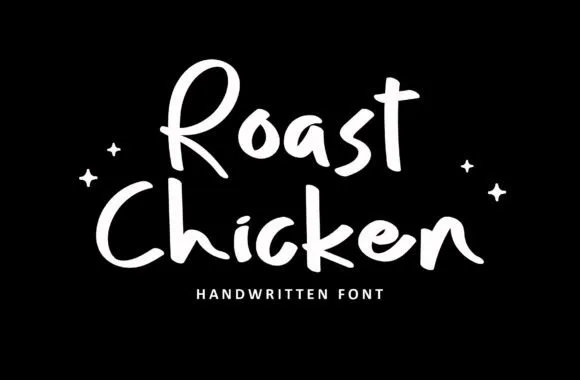 Roast Chicken Font Roast Chicken Font Poster 1