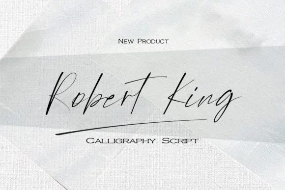 Robert King Font Robert King Font Poster 1