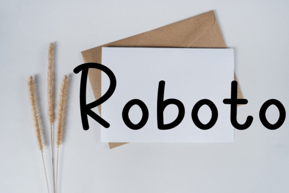Roboto Font Poster 1