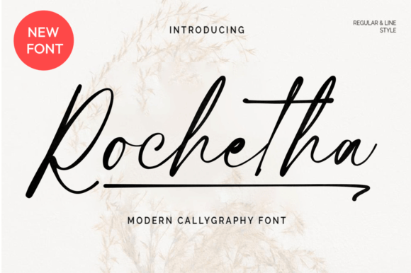 Rochetha Font Poster 1