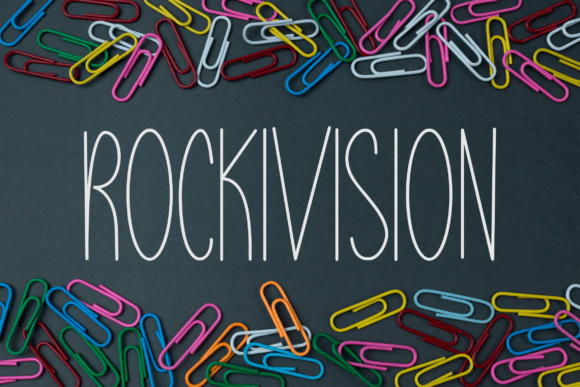 Rockivision Font Rockivision Font Poster 1