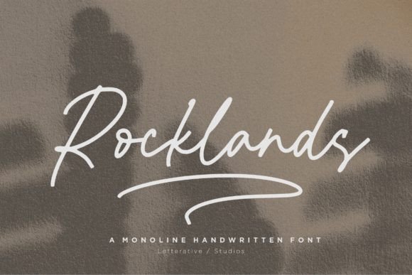 Rocklands Font Poster 1