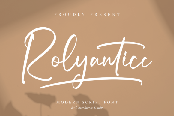 Rolyanticc Font Poster 1