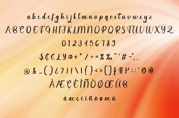 Romantic Font Poster 6