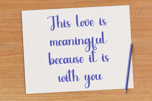 Romantic Dinner Font Poster 4
