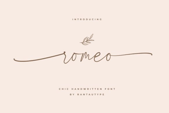 Romeo Handwritten Font