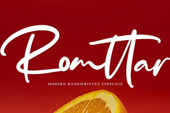 Romttar Font Poster 1