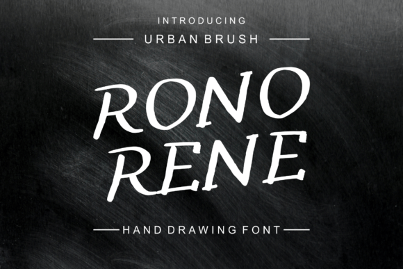 Rono Rene Font Poster 1