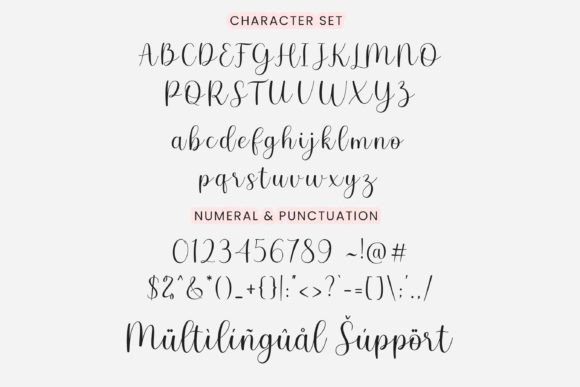 Rosalie Font Poster 4